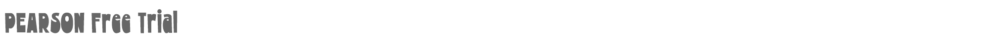 Pearson PEARSON Free Trial.ttf font preview